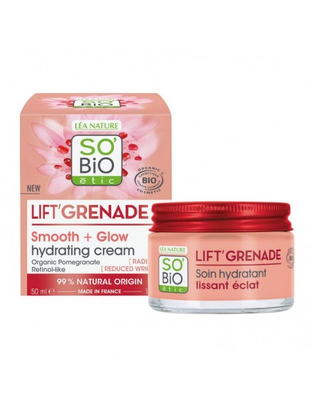 Crema hidratante Lift'Grenade SO'BiO étic disponible en Naturcosmetika