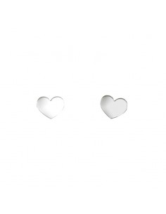 PENDIENTES CORAZON PLATA