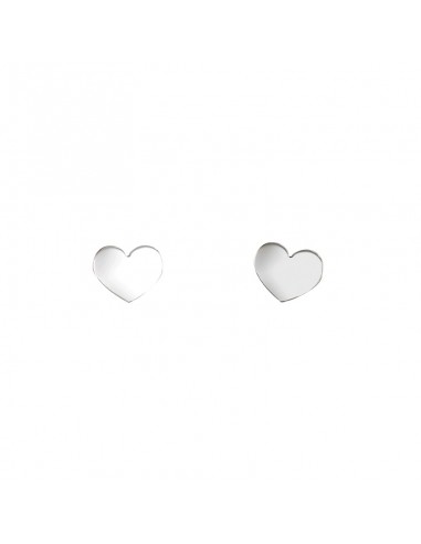 PENDIENTES CORAZON PLATA