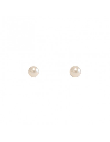 PENDIENTES PERLA PLANA CREAM