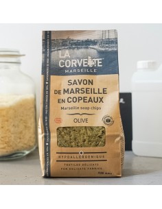 SACO JABON MARSELLA EN VIRUTAS OLIVA 2