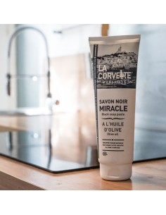 JABON NEGRO MILAGROSO ACEITE DE OLIVA 2