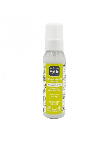 Desodorante spray Frescor suave NaturaBIO Cosmetics disponible en Naturcosmetika.
