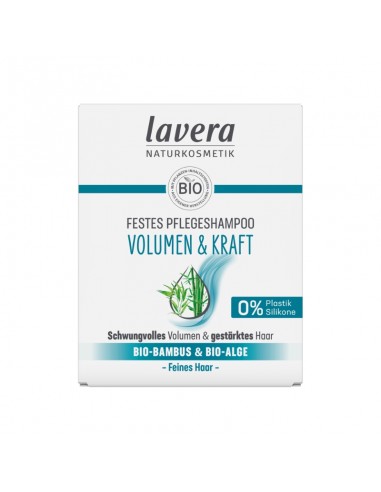 CHAMPU SOLIDO VOLUMEN Y FUERZA LAVERA