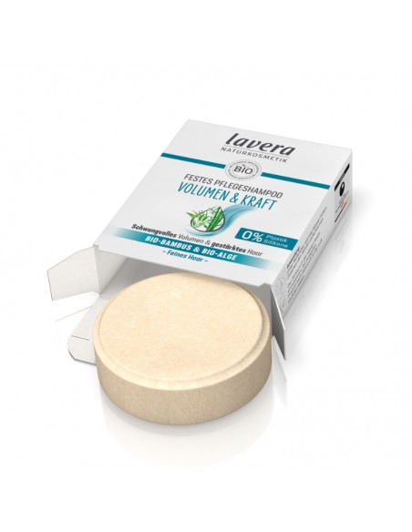 CHAMPU SOLIDO VOLUMEN Y FUERZA LAVERA