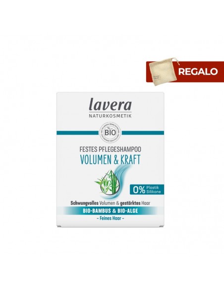 CHAMPU SOLIDO VOLUMEN Y FUERZA LAVERA