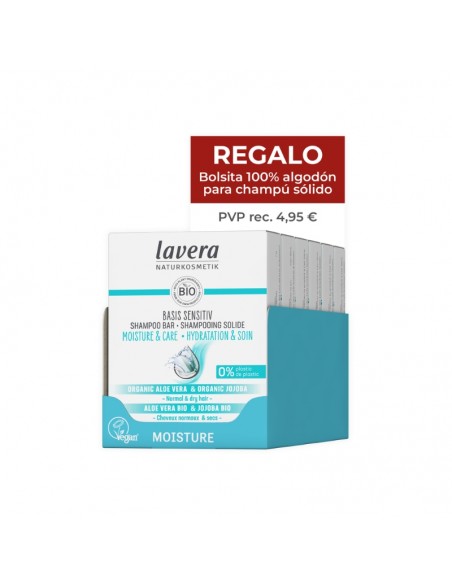CHAMPU SOLIDO HIDRATA Y CUIDA BASIS SENSITV LAVERA