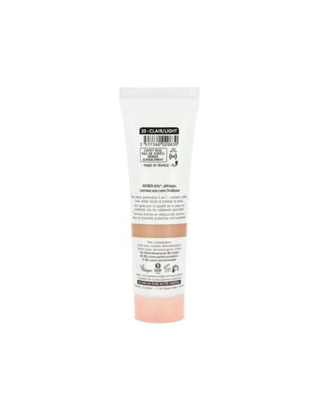 BB Cream perfeccionadora 5 en1 SPF 10- 20 light SO’BiO étic