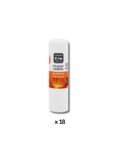 DISPLAY BÁLSAMO LABIAL NUTRITIVO PLÁSTICO 18 uds. NATURABIO COSMETICS 10% 2