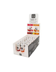 DISPLAY BÁLSAMOS LABIALES CARTÓN 18 uds. NATURABIO COSMETICS 10% 2