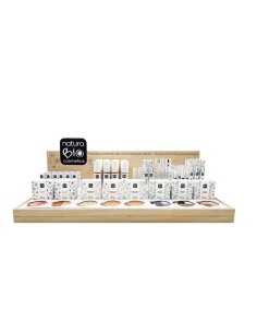 DISPLAY MAQUILLAJE 112 uds. NATURABIO COSMETICS 10% REGALO BOLSAS