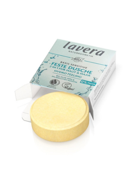 GEL DUCHA & CHAMPU SOLIDO 2 EN 1 HIDRATANTE BASIS SENSITVE LAVERA