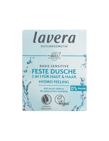 GEL DUCHA & CHAMPU SOLIDO 2 EN 1 HIDRATANTE BASIS SENSITVE LAVERA