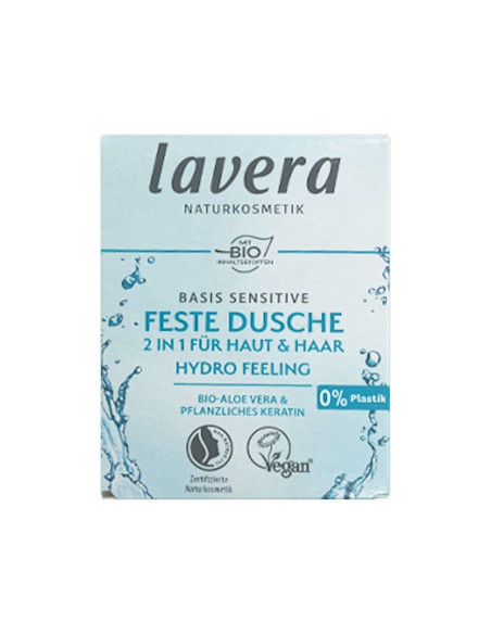 GEL DUCHA & CHAMPU SOLIDO 2 EN 1 HIDRATANTE BASIS SENSITVE LAVERA
