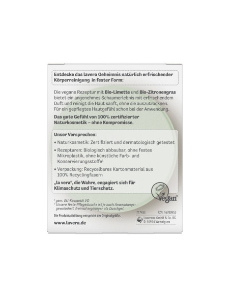 GEL DUCHA SOLIDO REFRESCANTE LAVERA
