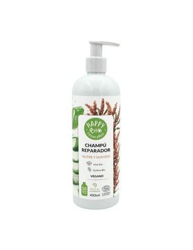 CHAMPÚ REPARADOR QUINOA & ALOE VERA BIO HAPPYBIO