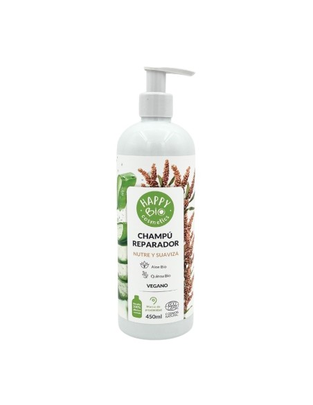 CHAMPÚ REPARADOR QUINOA & ALOE VERA BIO HAPPYBIO