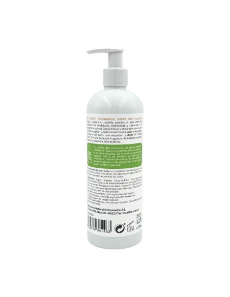 CHAMPÚ REPARADOR QUINOA & ALOE VERA BIO HAPPYBIO