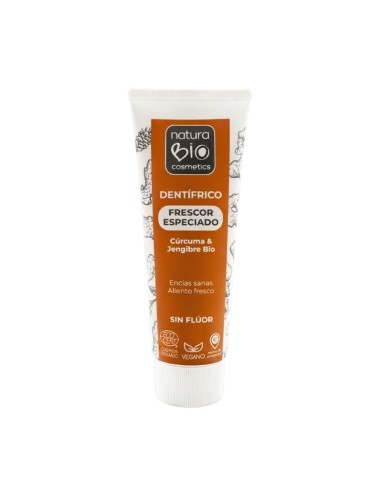 DENTIFRICO FRESCOR ESPECIADO CURCUMA JENGIBRE NATURABIO