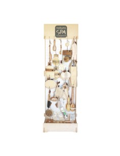 DISPLAY PIE VACIO ACCESORIOS NATURASPA COSMETICS