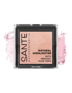 Iluminador natural 02 Glowy Rose, tono rosado para un acabado radiante