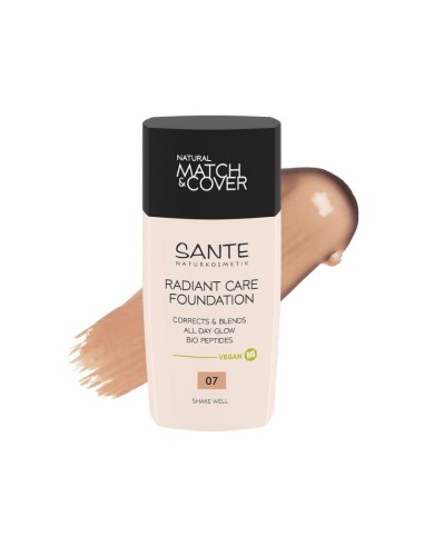MAQUILLAJE FLUIDO RADIANT CARE 07 ROSE BEIGE SANTE
