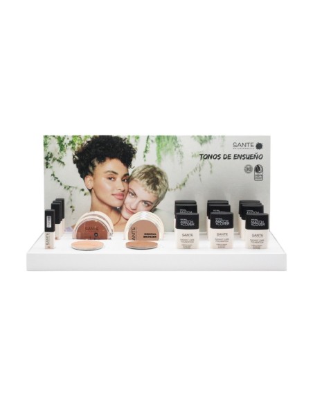 DISPLAY MAQUILLAJE TEZ 18 uds. SANTE 10% dto.