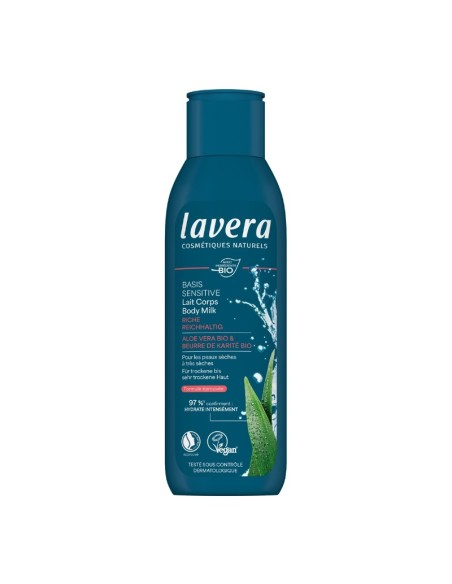LECHE CORPORAL RICA & NUTRITIVA BASIS SENSITIVE LAVERA
