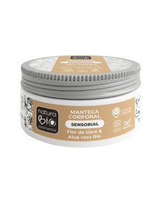 MANTECA CORPORAL SENSORIAL FLOR DE TIARE Y ALOE VERA BIO NATURABIO