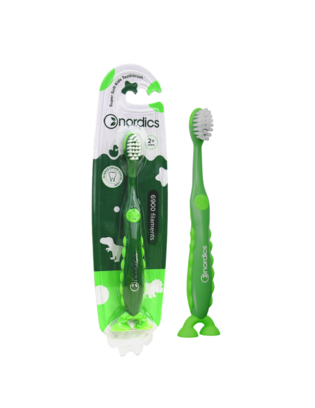 CEPILLO DENTAL NIÑOS 6.900 DINOSAURIO VERDE