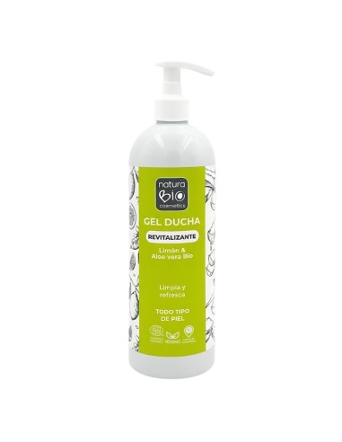 Gel de ducha Revitalizante NaturaBIO Cosmetics disponible en Naturcosmetika.