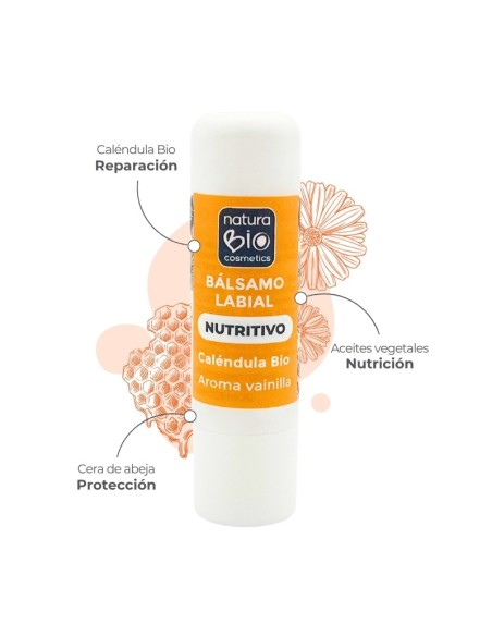 BALSAMO LABIAL NUTRITIVO CALENDULA VAINILLA