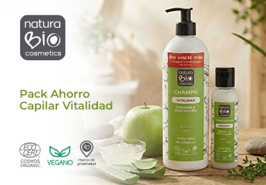 Pack capilar vitalidad de NaturaBIO Cosmetics