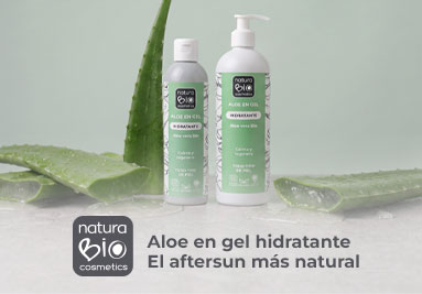 Aloe vera en gel hidratante NaturaBIO Cosmetics