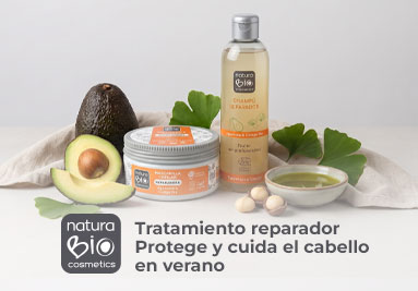 Tratamiento reparador NaturaBIO Cosmetics.