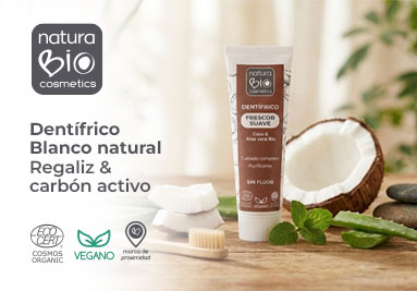 Dentifrico blanco natural NaturaBIO Cosmetics
