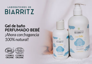 Gel de ba&ntilde;o perfumado Bio beb&eacute; Biarritz