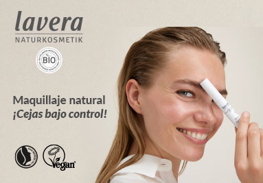 Maquillaje natural de cejas de lavera