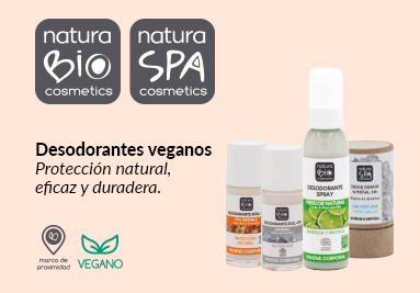 Desodorantes veganos, protecci&oacute;n natural, eficaz y duradera NaturaBIO Cosmetics