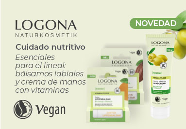 Balsamos labiales y crema de manos naturales de Logona