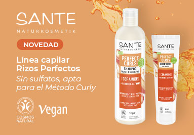 L&iacute;nea capilara para rizos, natural Sante