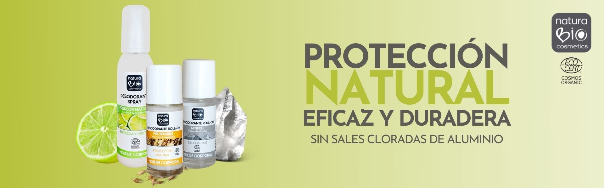 NOVEDAD: Desodorantes NaturaBIO Cosmetics